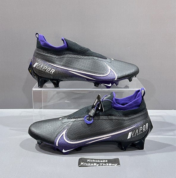 Nike Vapor Edge Elite 360 P Football Cleats Black Purple Size 11 Mens CV6282-001