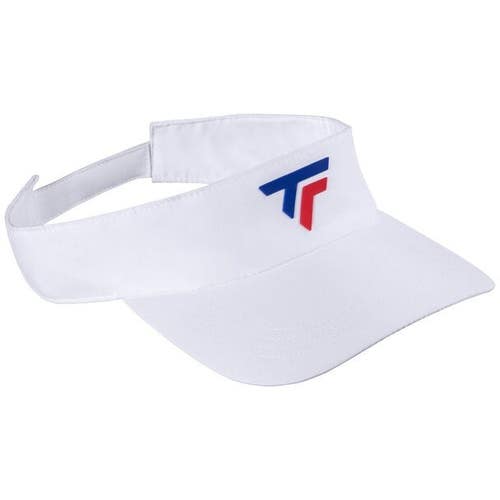 *NWT* UNISEX TECNIFIBRE PRO ADJUSTABLE TENNIS VISOR (WHITE) #55VISORC21
