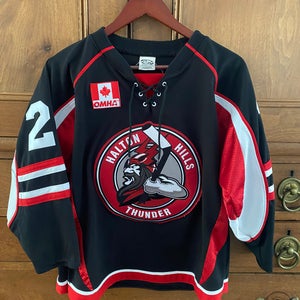 Youth Large Halton Hills Thunder Black jersey