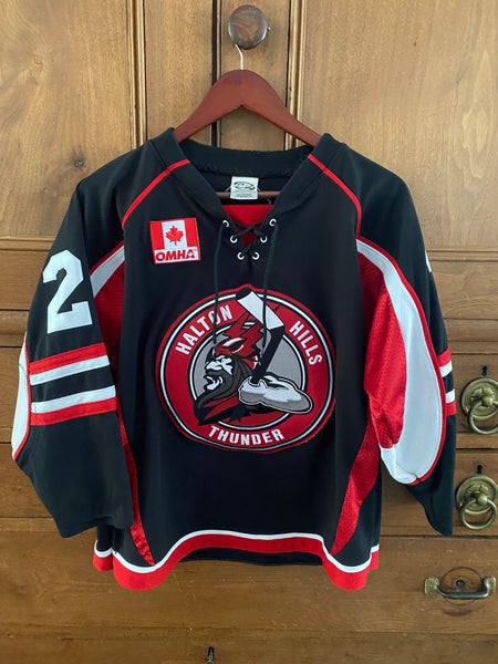 Youth Large Halton Hills Thunder Black jersey