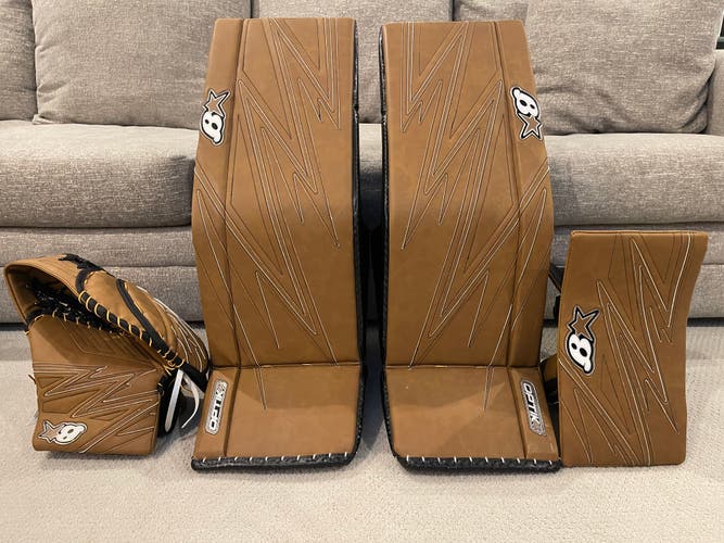 33" 2024 Brian's Optik 4 Regular Goalie Full Custom Set (Barely Used)