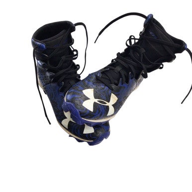 Used Under Armour Adult FB Cleats Navy Blue Senior 6 11760-S000080076