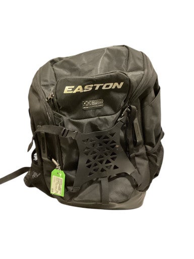 Used Easton BLACK PLAYER BACK PACK BB/SB Player Backpack Black 11884-S000050492