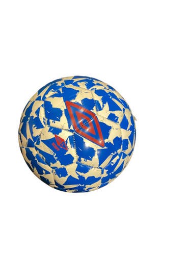 Used Umbro ROYAL AND WHITE BALL All Size Soccer Ball Royal Blue 4 11884-S000050480