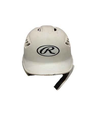 Used Rawlings WHT HELMET JW GRD Batting Helmet No Mask White SM 11884-S000050456