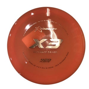 Used Prodigy Disc X3 Disc Golf Driver Orange 11884-S000050430