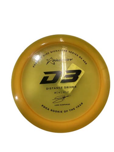 Used Prodigy Disc D3 Disc Golf Driver Gold 11884-S000050419