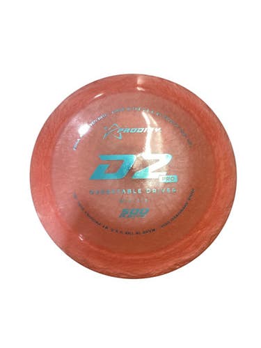 Used Prodigy Disc D2 PRO Disc Golf Driver Orange 11884-S000050413