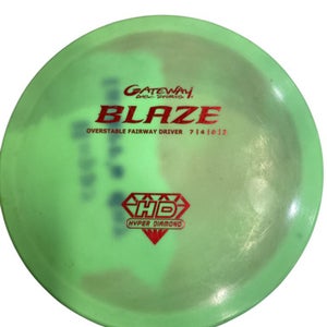 Used Gateway BLAZE Disc Golf Driver Green 11884-S000050213