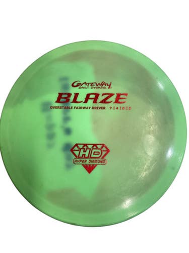 Used Gateway BLAZE Disc Golf Driver Green 11884-S000050213