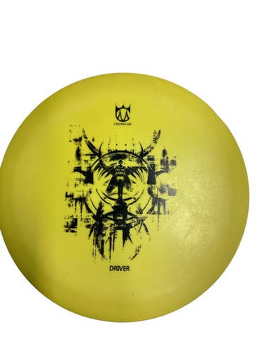 Used CROWN ME Disc Golf Driver Yellow 11884-S000050202