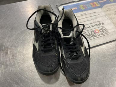Used Mizuno VB Shoes Adult Black Senior 8.5 11614-S000218920
