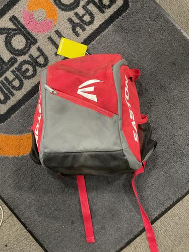 Used Easton BASEBALL BACKPACK BB/SB Player Carry Bag Red 11614-S000218853