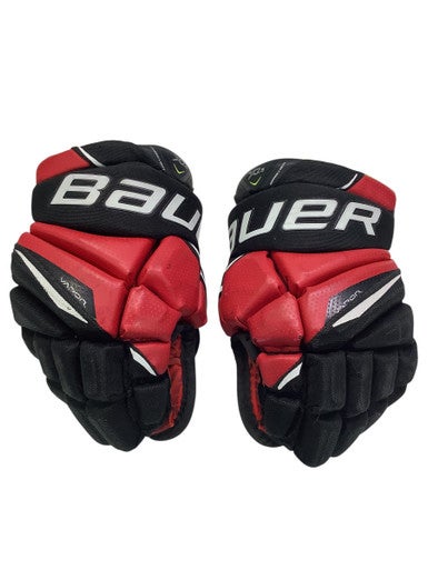 Used Bauer VAPOR Junior Gloves Red And Black 10" 11347-S000252755