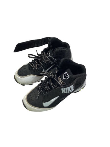 Used Nike HUARACHE 13C BB/SB Cleats Black Youth 13.0 11347-S000252757