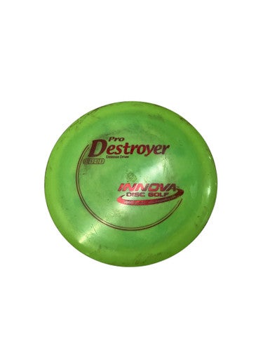 Used Innova PRO DESTROYER Disc Golf Driver Green 11347-S000252850