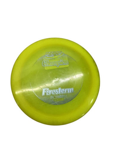 Used Innova CHAMPION FIRESTORM Disc Golf Driver Yellow 11347-S000252852