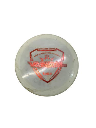 Used Dynamic Discs FUZION VANDAL Disc Golf Driver White 11347-S000252834