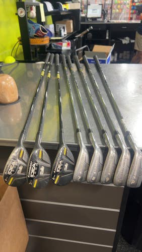 Used Adams Golf IDEA Mens Package Set RH Yellow 8 Piece 11825-S000034007
