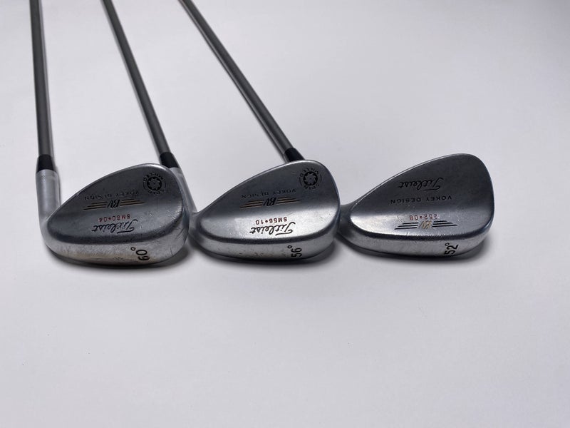 Titleist Vokey Chrome 200 Wedge Set 52* 8 | 56* 10 | 60* 4 3980 Mens RH- +1"