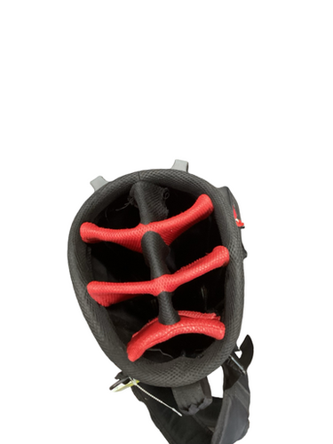 Used Strata Mens Stand Bag Red And Black 11613-S000165453