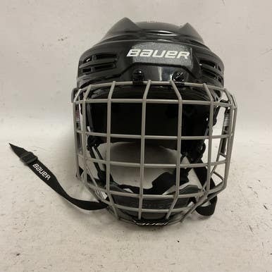 Used Bauer IMS 5.0 Helmet Cage Combo Black SM 11855-S000189121