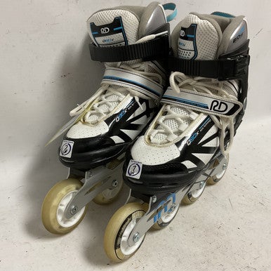 Used RollerDerby Q80X Senior Rec Fitness Skates White Senior 7 11855-S000189114