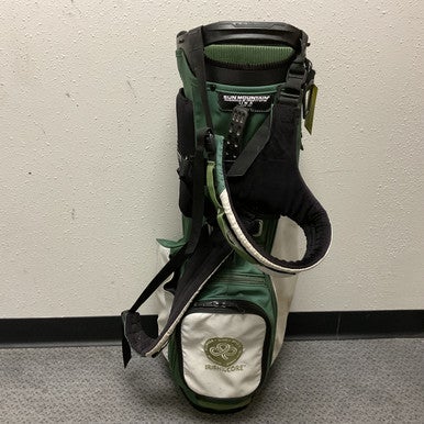 Used Sun Mtn ZERO-G Mens Stand Bag Green And White 11855-S000189108