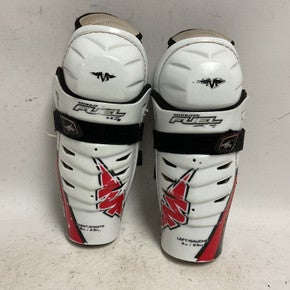 Used Mission FUEL Youth Shin Guards White/Black/Red 9" 11855-S000189070