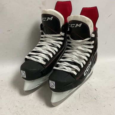 Used CCM JETSPEED FT455 Intermediate Hockey Skate White/Black/Red Intermediate 6.0 11855-S000189157