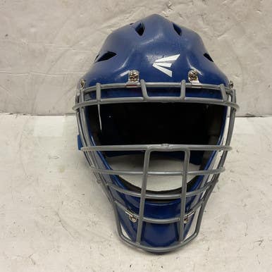 Used Easton BLACK MAGIC Catchers Helmet w/Mask Royal Blue S/M 11855-S000189134