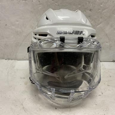 Used Bauer REAKT 95 Helmet Cage Combo White SM 11855-S000189129
