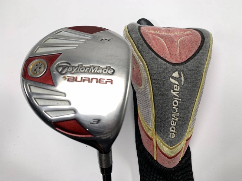 TaylorMade Burner Steel 2007 3 Fairway Wood 15* REAX 50g Stiff Mens RH