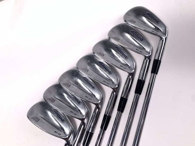 Mizuno MP 32 Iron Set 4-PW True Temper Dynamic Gold S300 Stiff Steel Mens RH