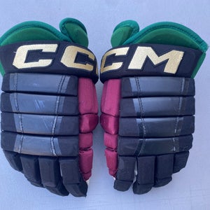 CCM HG97 Pro Stock Hockey Gloves 14" Black COYOTES 87313