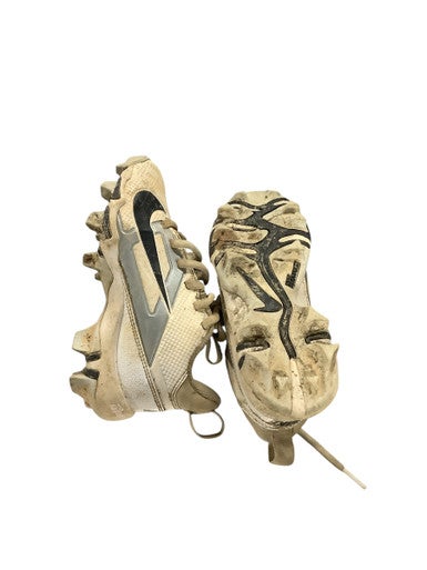 Used Nike YTH BB CLEATS 11C BB/SB Cleats White Youth 11.0 11479-S000400924