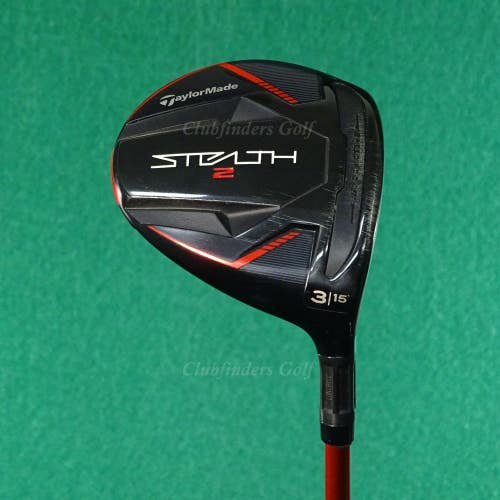 TaylorMade Stealth 2 15 Fairway Wood 3 Fujikura Ventus Red 5-A Graphite Seniors