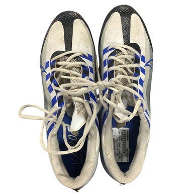 Used Nike VAPOR EDGE SPEED 360 Adult FB Cleats White/Black/Royal Senior 10 11479-S000400888