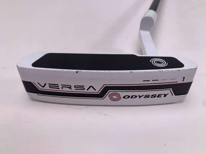 Odyssey Versa 1 White Black White Putter 35" Mens RH