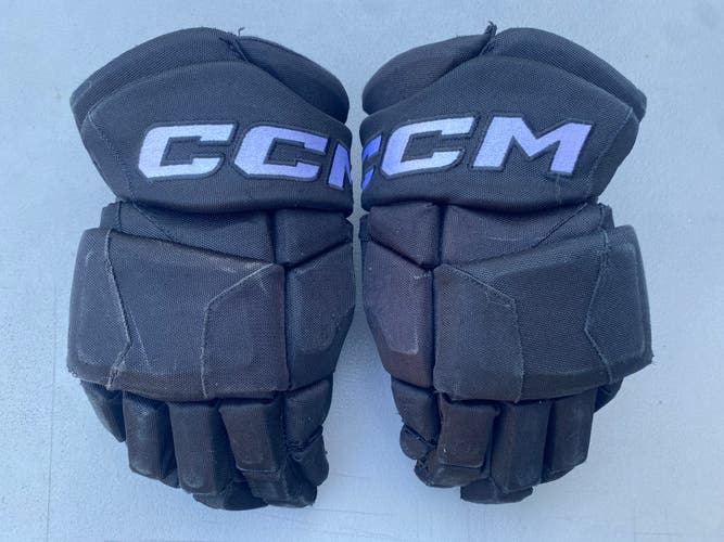 CCM JetSpeed Pro Stock CHL Hockey Gloves 14” Black 55731
