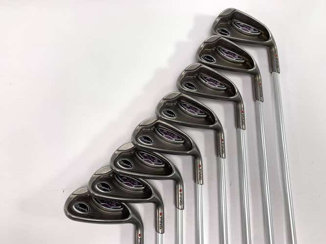 Ping Rhapsody Iron Set 5-PW+GW+SW Red Dot 1* Flat ULT 129 Ultra Light Ladies RH