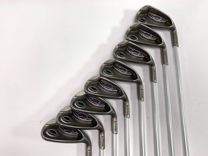 Ping Rhapsody Iron Set 5-PW+GW+SW Red Dot 1* Flat ULT 129 Ultra Light Ladies RH
