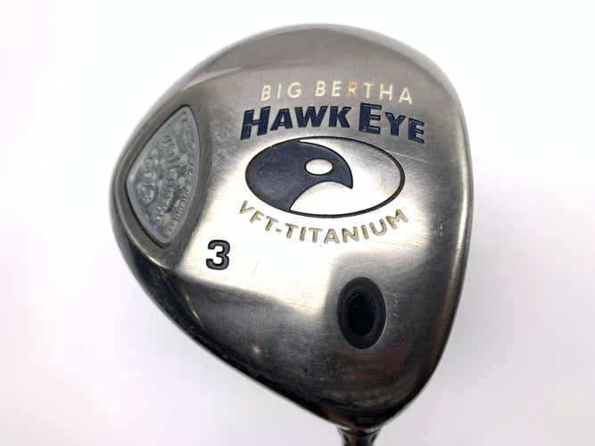 Callaway Hawkeye VFT 3 Fairway Wood 15* System 60 60g Regular Graphite Mens RH