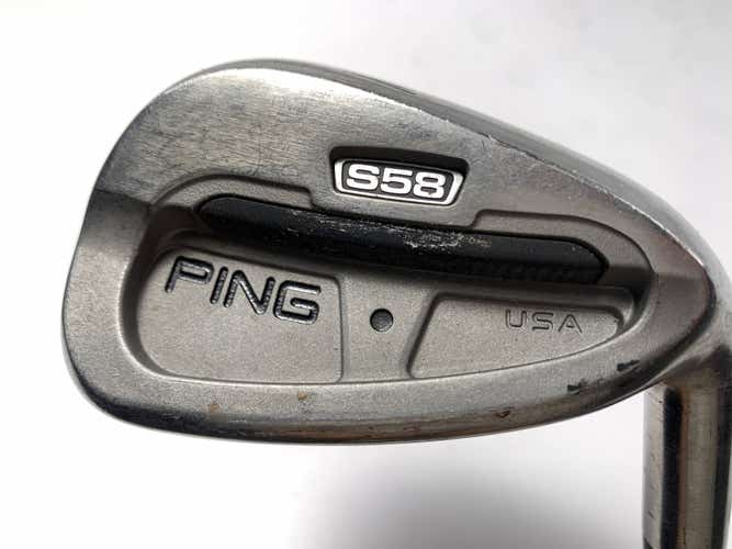 Ping S58 Pitching Wedge PW Black Dot Wedge Steel Mens RH Midsize Grip