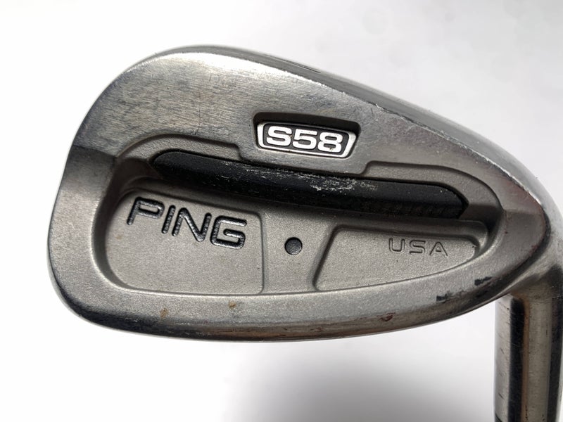 Ping S58 Pitching Wedge PW Black Dot Wedge Steel Mens RH Midsize Grip