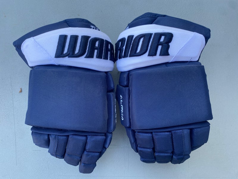 Tulsa Oilers Warrior 13” Pro Stock Alpha Pro Gloves 5783 HTX