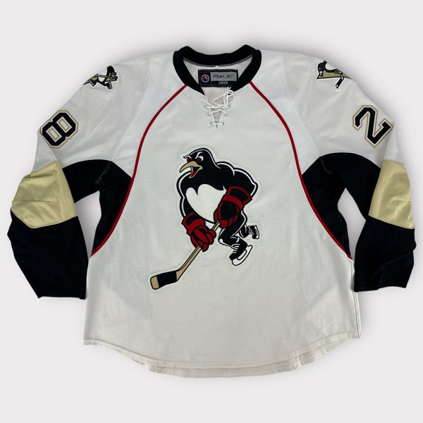 Pro Stock Game Used Wilkes-Barre/Scranton Penguins Preseason Home Jersey Birks