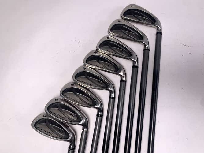 Wilson Fatshaft II Iron Set 4-PW+GW Wilson Staff Fatshaft Lite Graphite Mens RH