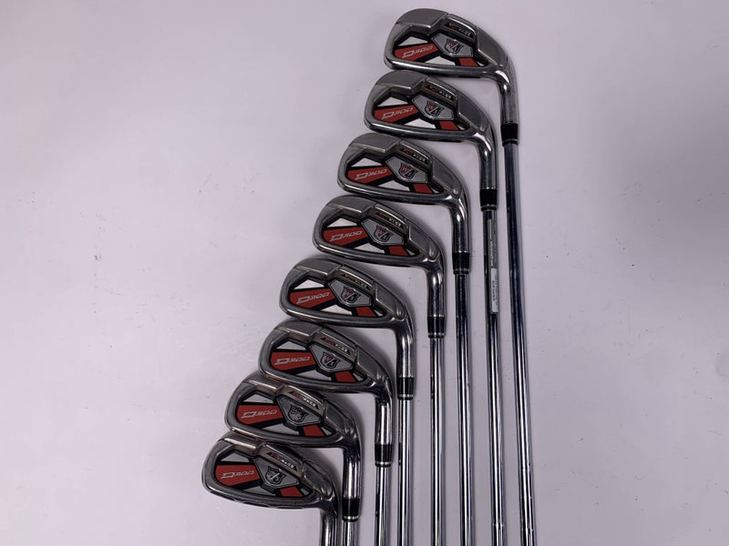 Wilson D300 Iron Set 4-PW+GW KBS Tour 80g Regular Steel Mens RH