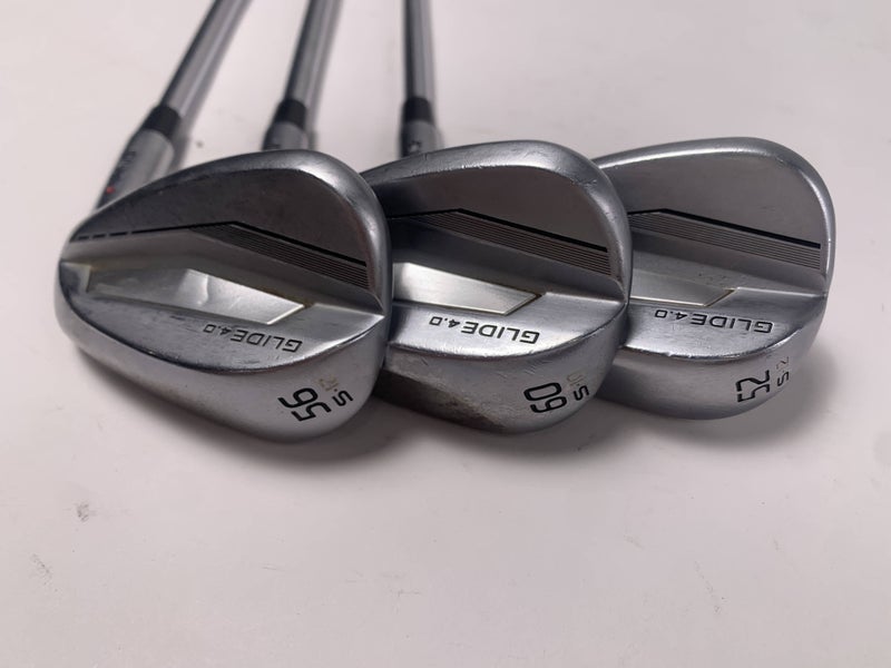 Ping Glide 4.0 Wedge Set 52* 12 | 56* 12 | 60* 10 Red 1* Flat Modus 3 Mens RH